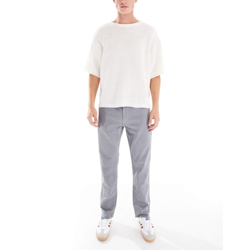 Jean slim droit Hollister pour homme en coloris Gris