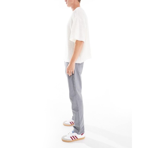 Jean slim droit Hollister pour homme en coloris Gris